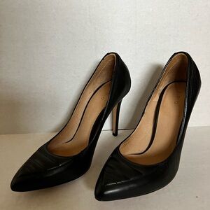 IRO Black Leather Pumps